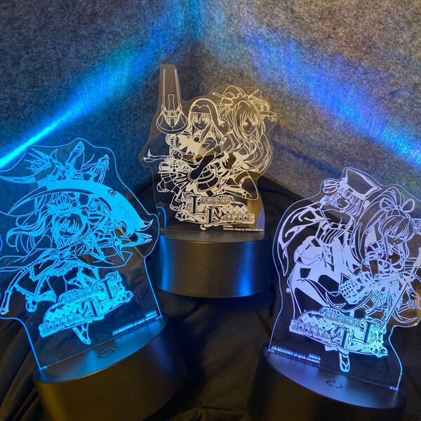 戦国乙女 LEDアクリルスタンド イエヤス リキュウ ソウリン ドウセツ ヒデアキ マサムネ 受注生産品