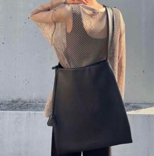 CLANE クラネ TRAPEZES WIDE TOTE ブラック