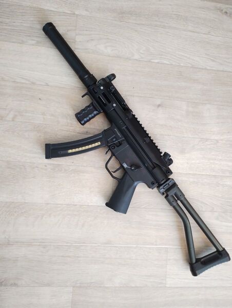 電動ガン MP5K カスタム メタルレシーバー オリジナルストック 11.1v ハイサイクル 電子トリガー PERUN V3
