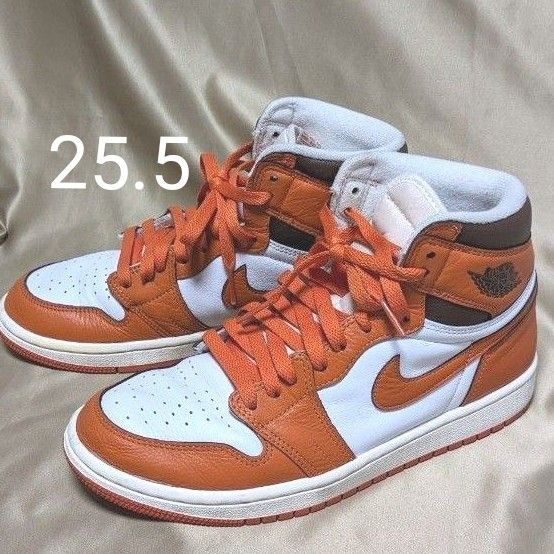 【美品25.5cm】NIKE AIRJORDAN1ナイキ エアジョーダン1 ハイ OG "スターフィッシュ"