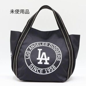【未使用品】MLB ドジャース●ミニバルーントートバッグ●ブラック◆ トートバッグ バッグ トートバッグ
