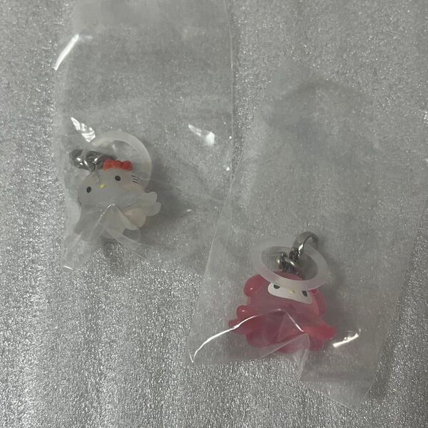 サンリオキャラクターズ なりきりメンダコ めじるしアクセサリー マイメロディ マイメロ、キティ ガチャ カプセルトイ キーホルダー