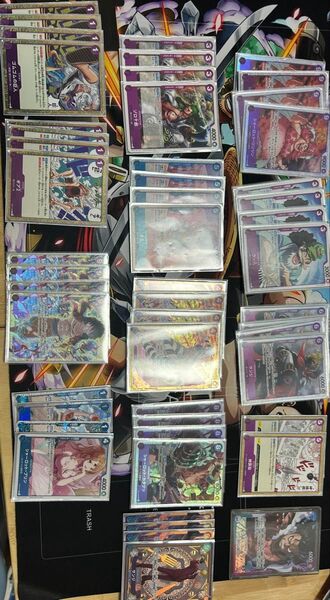 【早い者勝ち】ワンピース 青紫ルフィ 構築デッキ リーパラ付き サンジsp フラシ優勝