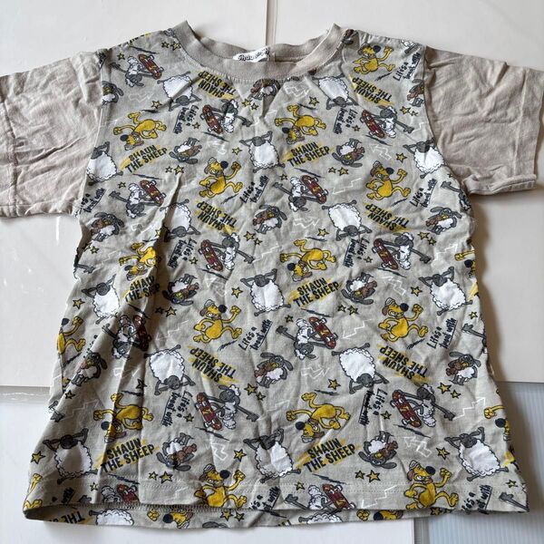 ひつじのショーン Tシャツ 120cm 半袖 パジャマ 子ども服 夏服 キッズ服 半袖Tシャツ アニメ キャラクター 羊