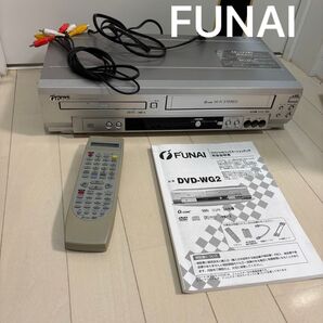 ジャンク品 FUNAI DVD/VHSコンビネーションデッキ DVD-WG2 VHS/DVD一体型レコーダー
