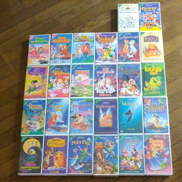 ディズニーVHS26本 イラストポストカード付き