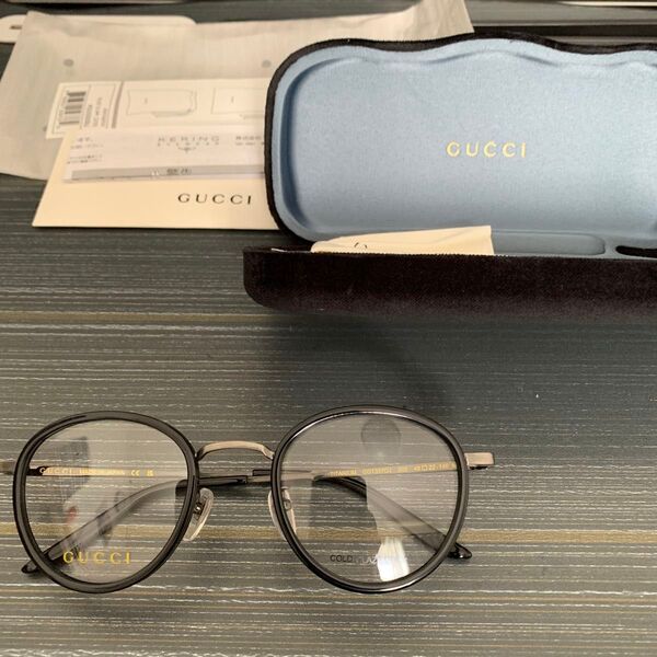 GUCCI メガネフレーム GG1357OJ 003 48φ ブラック系