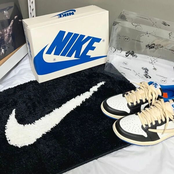 NIKE ナイキ ラグマット 玄関マット レア インテリア ラグ