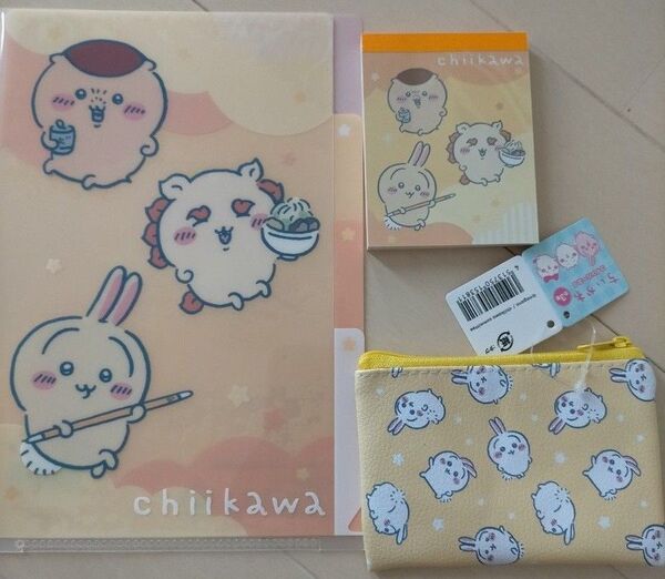 ちいかわ うさぎ キャンドゥ ポーチ メモ帳