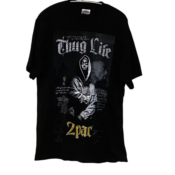 【2Pacトゥパック】プリント tシャツ L