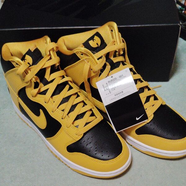 Wu-Tang Clan × Nike Dunk High Retro PRM "Black and Pollen"