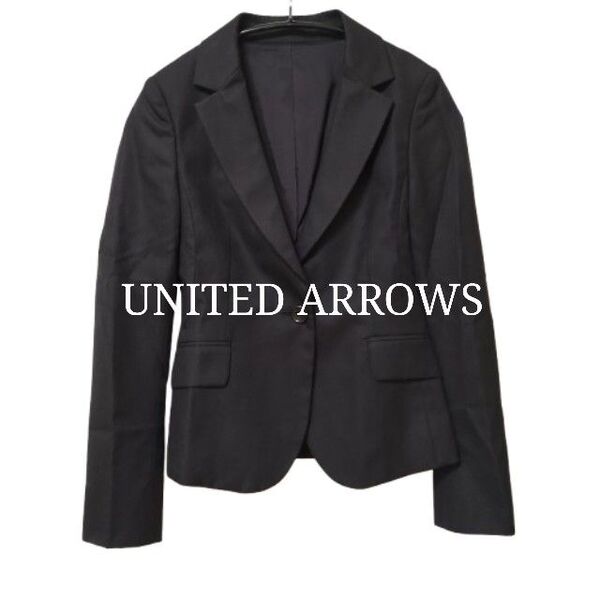 美品 UNITED ARROWS ユナイテッドアローズ ジャケット シルク混 薄手 シングル