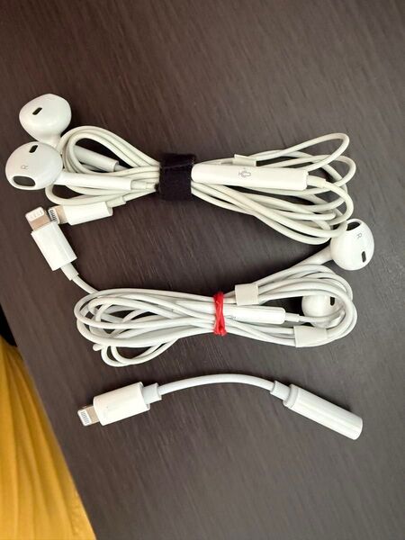 Apple 純正イヤホン 変換アダプタ 3点セット