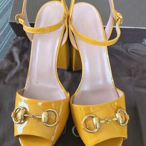 GUCCI ホースビット プラットフォームサンダル 381/2