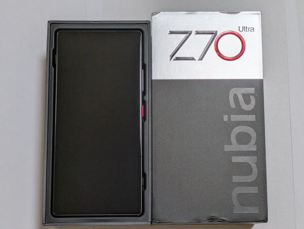 【美品】nubia Z70 Ultra 12GB 256GB ブラック グローバル版