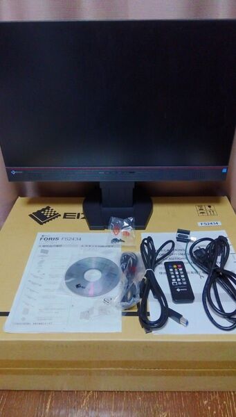【ジャンク・通電のみ】EIZO 液晶ディスプレイ FS2434