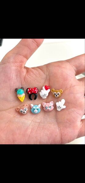シェリーメイ ダッフィー ディズニー パーク 3Dネイルパーツ デコパーツ