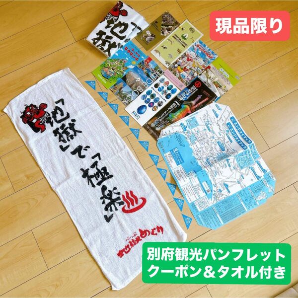 別府 観光 パンフレット クーポン 地獄めぐりタオル2枚付き 別府温泉
