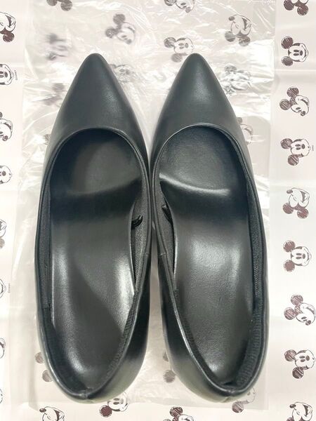 ブラック パンプス 22.5センチ 入学式 美品