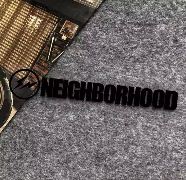 neighborhood 防水 ステッカー シール カーステッカー ロゴ カッティングステッカー ブラック 黒