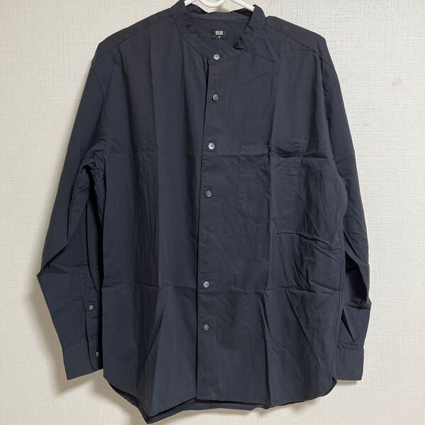 UNIQLO ユニクロ エクストラファインコットンブロードスタンドカラーシャツ
