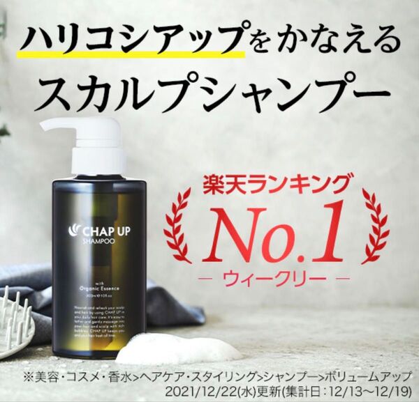 CHAP UP スカルプシャンプー 新品 2本 各300ml