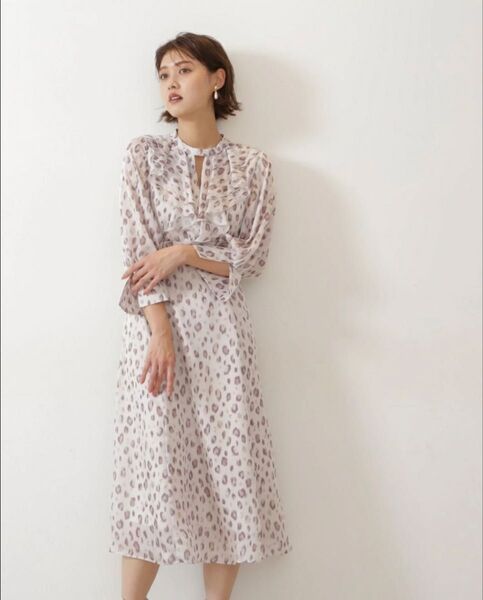 JILL by JILL STUART ジル バイ ジル スチュアート レオパードプリントワンピース
