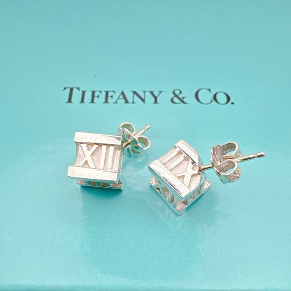 Tiffany&Co. ティファニー アトラスキューブ ピアス 925 シルバー アクセサリーメンズ レディース ユニセックス