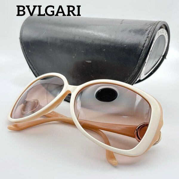 BVLGARI ブルガリ サングラス 8059 5079/3B サークルロゴ メガネ アイウェア バイカラー 男女兼用