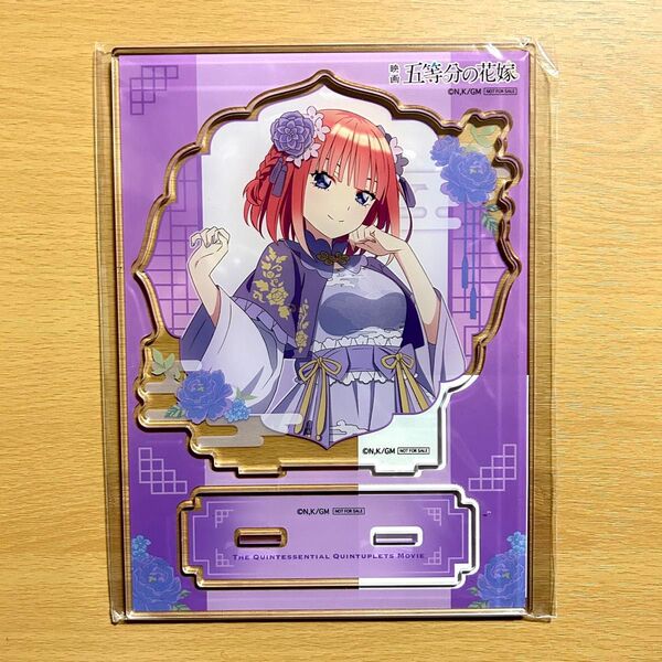 五等分の花嫁 ラッキー缶バッジ BIGアクリルスタンド 中野二乃