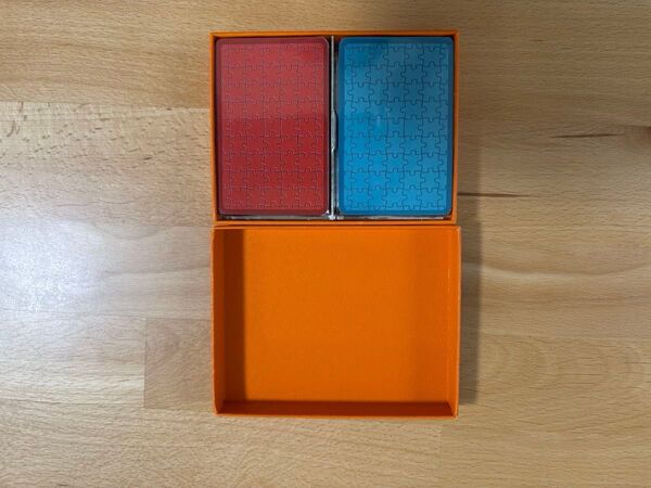 HERMES エルメス トランプ ジグソーパズル・赤・青
