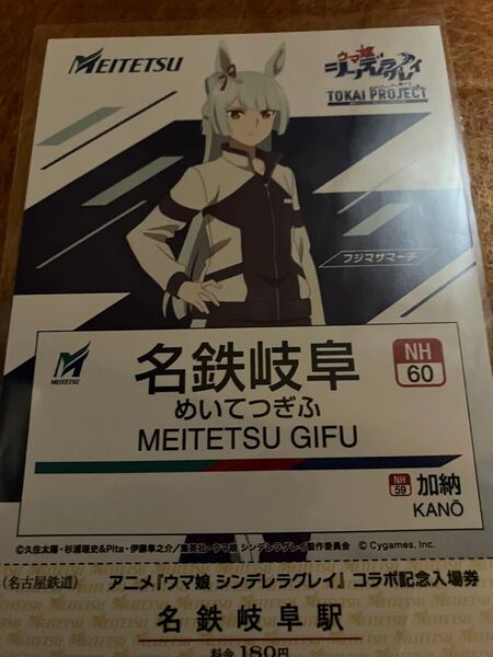ウマ娘 プリティーダービー シンデレラグレイ 名鉄 タマモクロス 刈谷駅 アニメ 笠松競馬