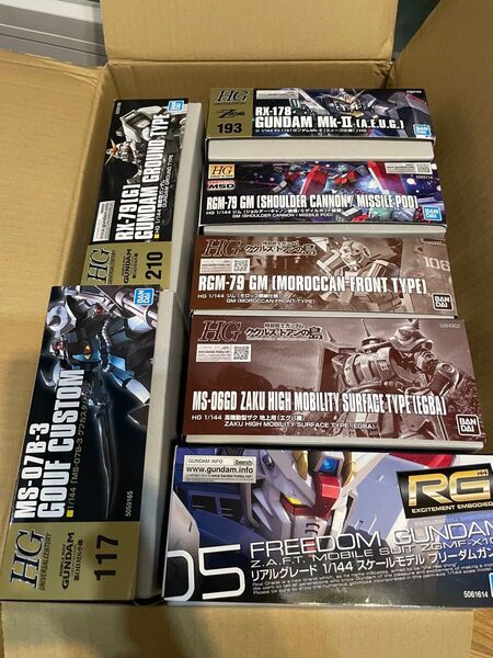 HG RG ガンプラ 未組立 7点セット