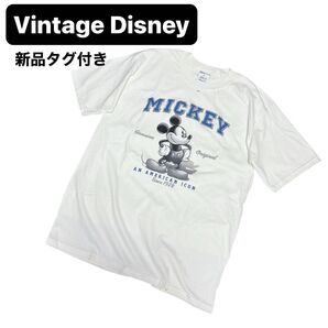 激レア 00s オールドディズニー ミッキー tシャツ デットストック 白
