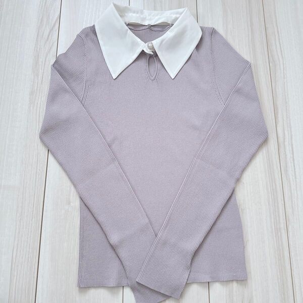 ナチュラルビューティーベーシックリブニット 24SS