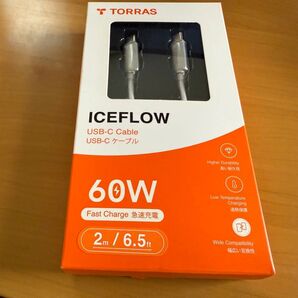 TORRAS ICEFLOW USB-C ケーブル 2m 未開封、未使用品