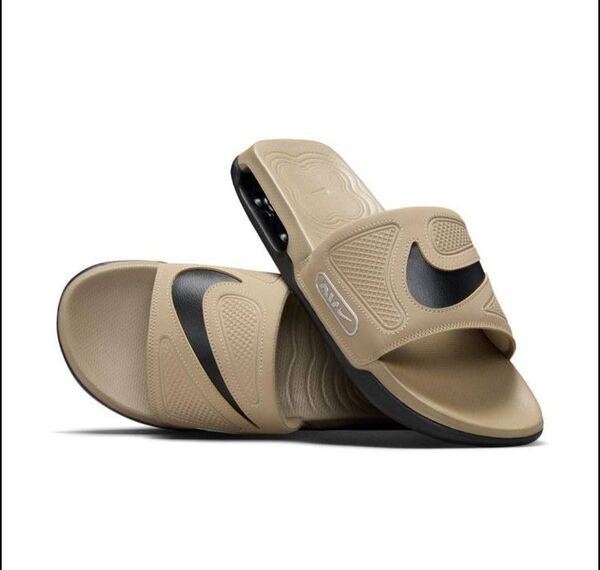 新品30cmナイキ エア マックス シロ スライド ベージュシャワーサンダルメンズNIKE AIR MAX CIRROSLIDE