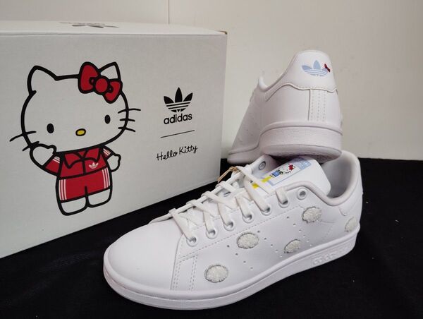 新品24cm アディダス×ハローキティスタンスミスadidas×Hello Kitty Stan Smith レディーススニーカー
