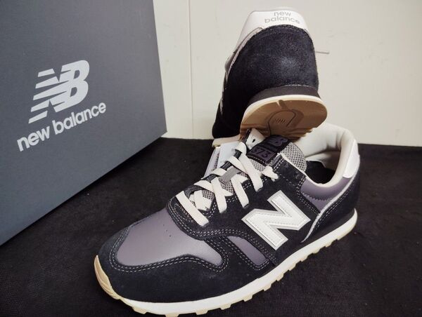 新品25cm ニューバランス newbalanceレディーススニーカーML373AK2ブラックWL373好きにも