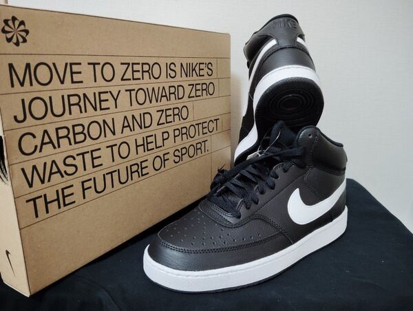 新品28cmナイキNIKEメンズスニーカーコートビジョンミッドCOURTVISIONMIDエアフォース1AF1ハイカット好きに