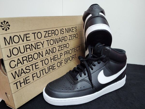 新品26cmナイキNIKEメンズスニーカーコートビジョンミッドCOURTVISIONMIDエアフォース1AF1ハイカット好きに