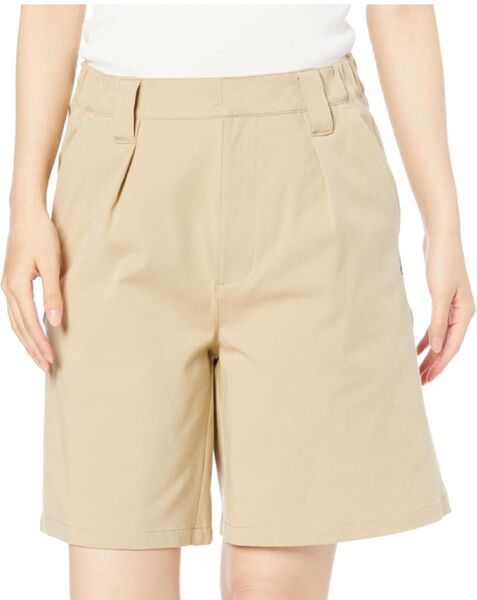 新品Jack Bunny(ジャックバニー) レディース ショートパンツ (2WAYストレッチ・ツイル素材) ハーフパンツベージュ
