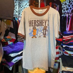 激レア 希少 ハーシーズ チョコレート Tシャツ ヴィンテージ アメカジ 半袖 リンガーTシャツ