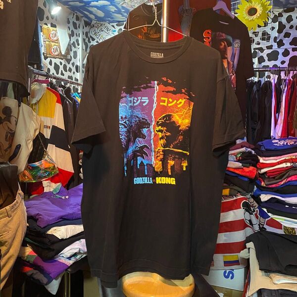 レア ゴジラVSコング 古着 Tシャツ アニメ コミック