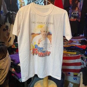 レア ローマ法王 Tシャツ アメカジ ストリート 人物 古着