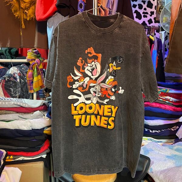 LOONEY TUNES Tシャツ 古着 アメカジ アメコミ ストリート オーバーサイズ
