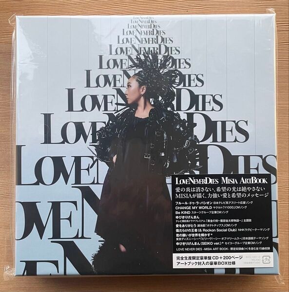☆MISIA☆豪華200Pアートブック仕様 CD+アートブック/LOVE NEVER DIES-MISIA ART BOOK