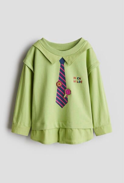 H&M 120/130㎝ レイヤードトップス ズートピア