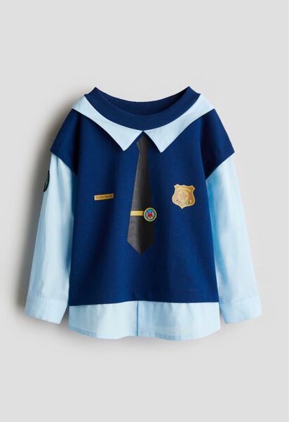 H&M 120/130㎝ レイヤードトップス ズートピア
