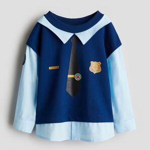 H&M 120/130㎝ レイヤードトップス ズートピア